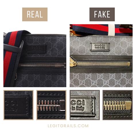 how to spot fake gucci messenger bag